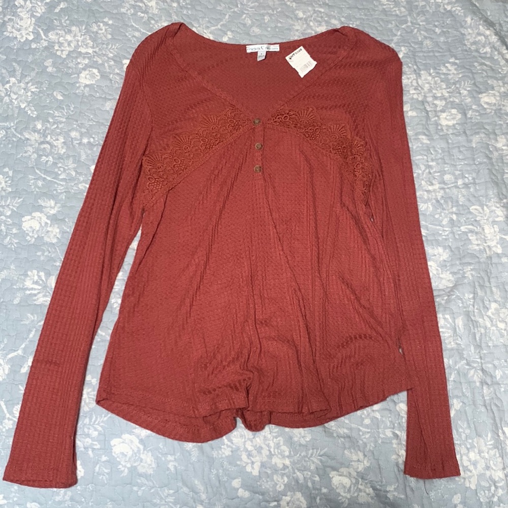Copper Orange Blouse from Boot Barn